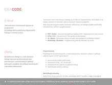 Tablet Screenshot of ideacode.pl